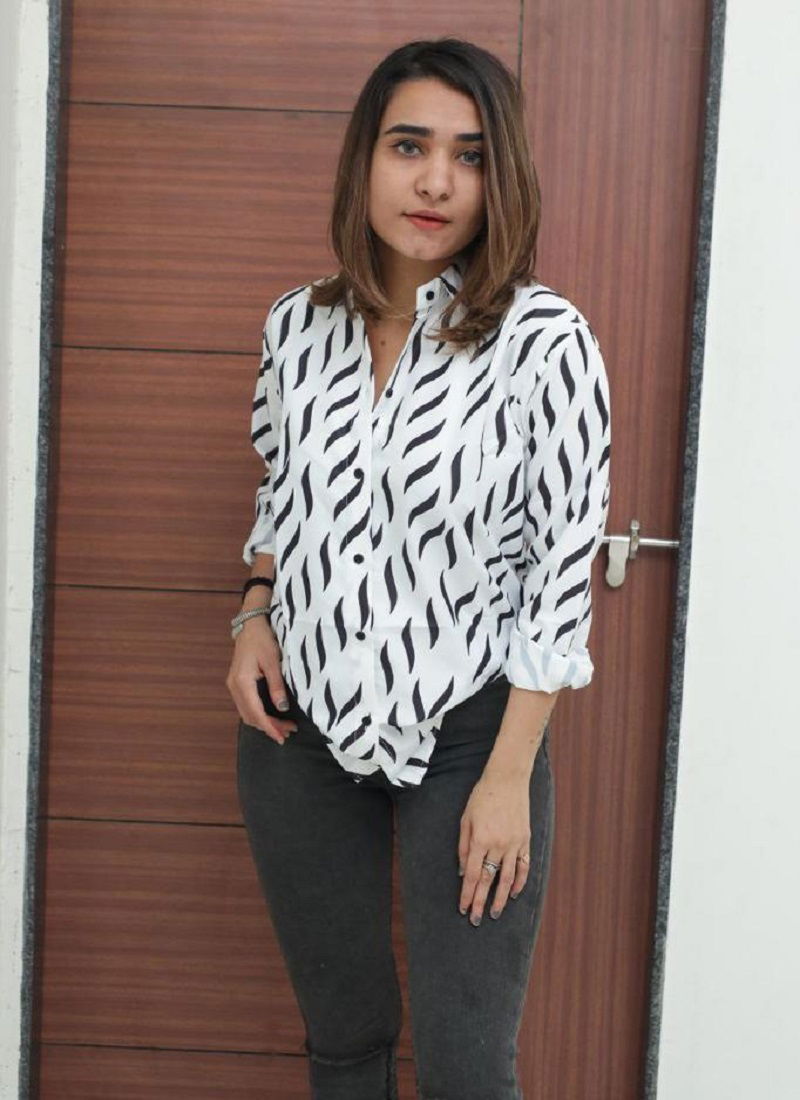 Beautiful Printed Shirts Designer Ladies Top Catalog